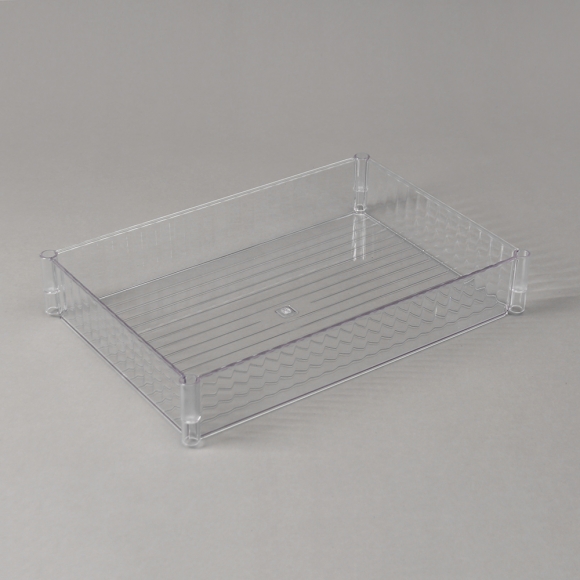 심플리 투명 4단 이동식 선반(39x27cm)