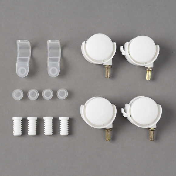 심플리 투명 4단 이동식 선반(39x27cm)