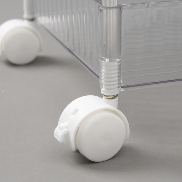 심플리 투명 3단 이동식 선반(39x27cm)