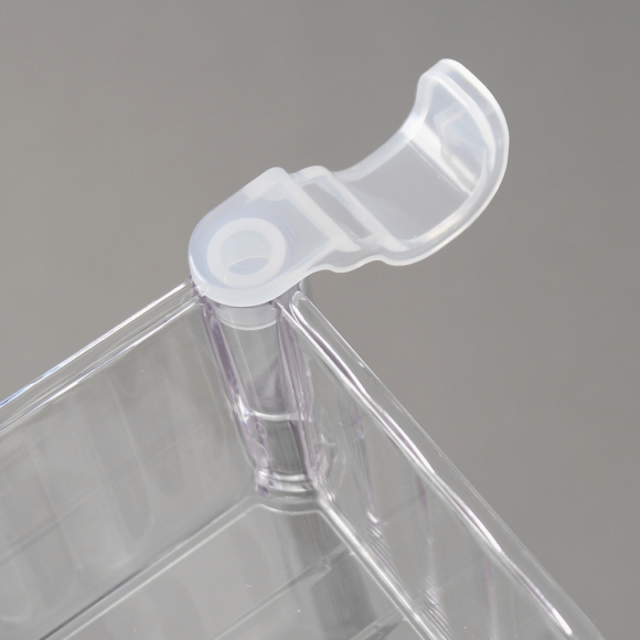 심플리 투명 3단 이동식 선반(39x27cm)