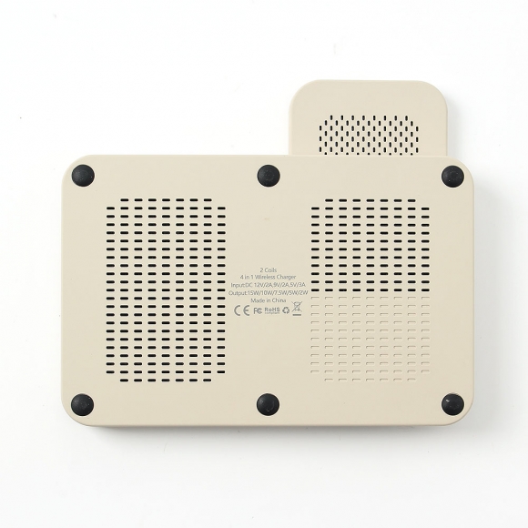 스마트웨이 3in1 애플용 무선충전기(베이지)