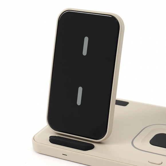 스마트웨이 3in1 애플용 무선충전기(베이지)