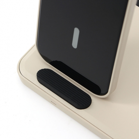 스마트웨이 3in1 애플용 무선충전기(베이지)