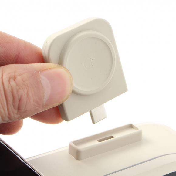 스마트웨이 3in1 애플용 무선충전기(베이지)