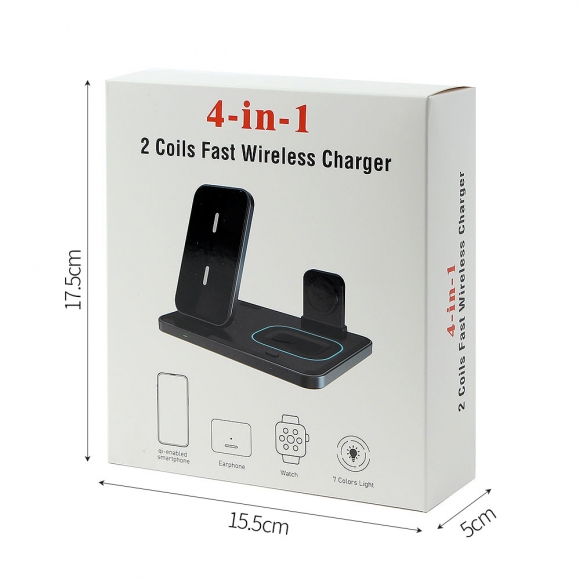 스마트웨이 3in1 애플용 무선충전기(베이지)