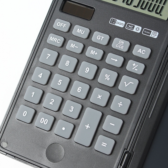 클레버 전자 메모패드 계산기(블랙)