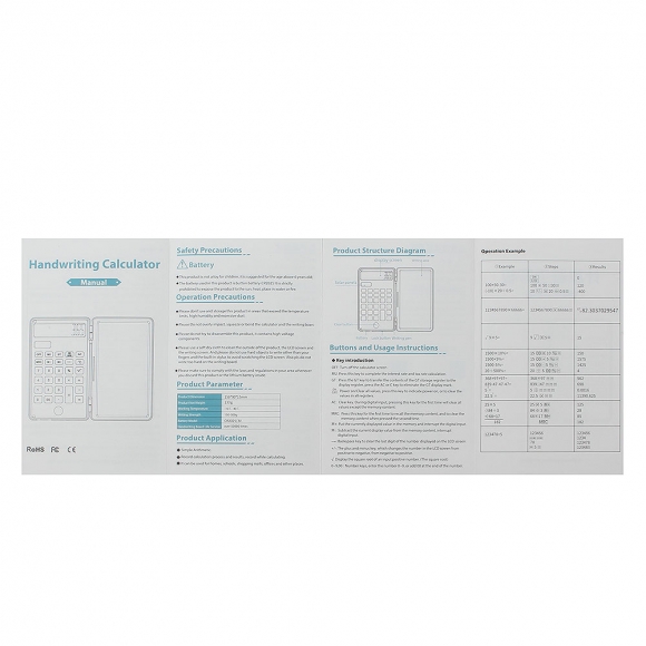 클레버 전자 메모패드 계산기(블랙)