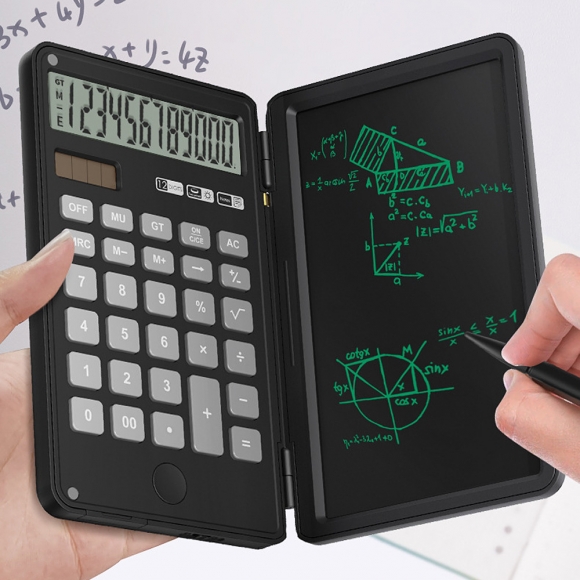 클레버 전자 메모패드 계산기(블랙)