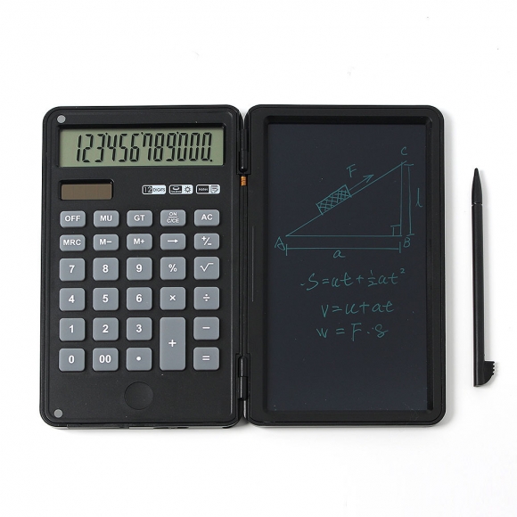 클레버 전자 메모패드 계산기(블랙)
