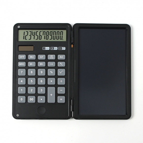 클레버 전자 메모패드 계산기(블랙)