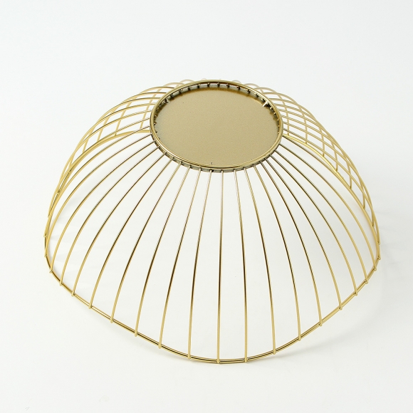모던포인트 철제 바구니(26x11cm) (웨이브 골드)