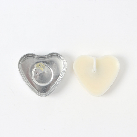 캔들하우스 하트 티라이트 50p세트(화이트)