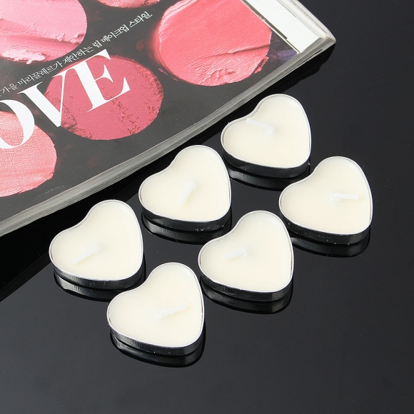 캔들하우스 하트 티라이트 50p세트(화이트)