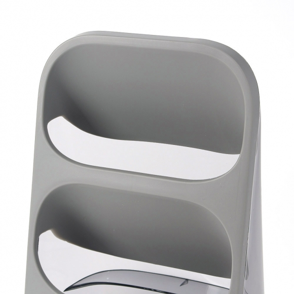 3단 물빠짐 스탠딩 수저통(그레이)