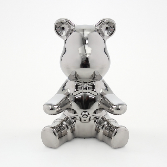 인테리어 곰돌이 소품트레이(실버)