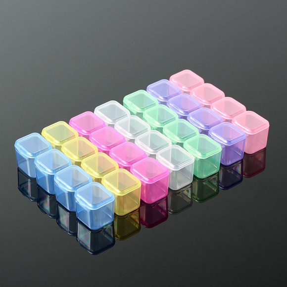 개별수납 28칸 플라스틱 케이스 2p세트