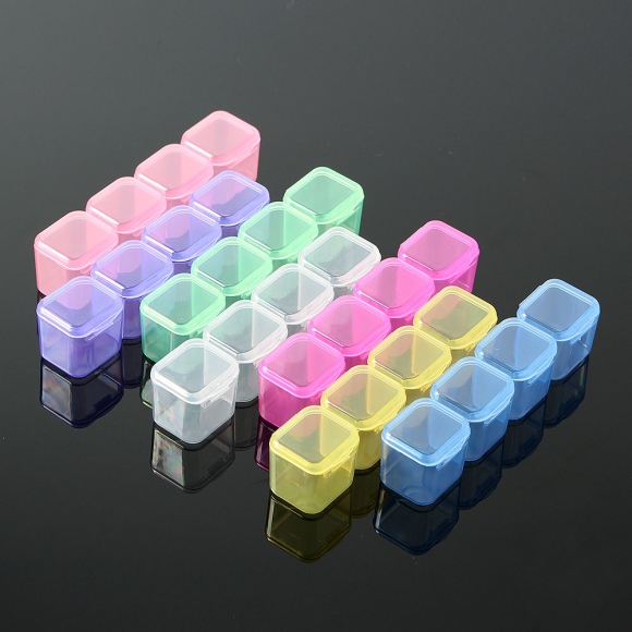 개별수납 28칸 플라스틱 케이스 2p세트