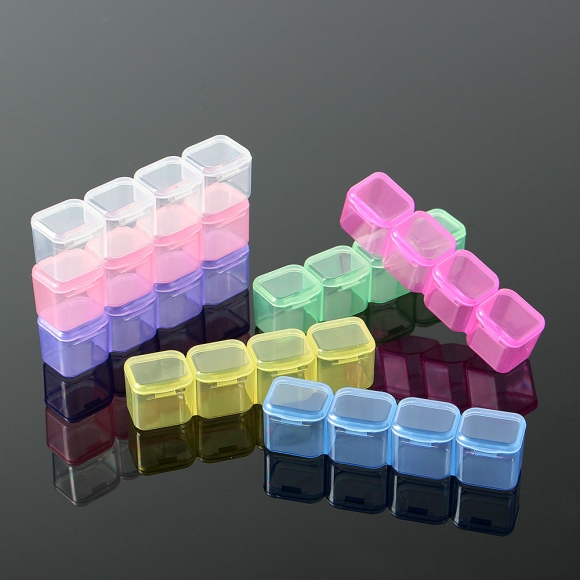 개별수납 28칸 플라스틱 케이스 2p세트