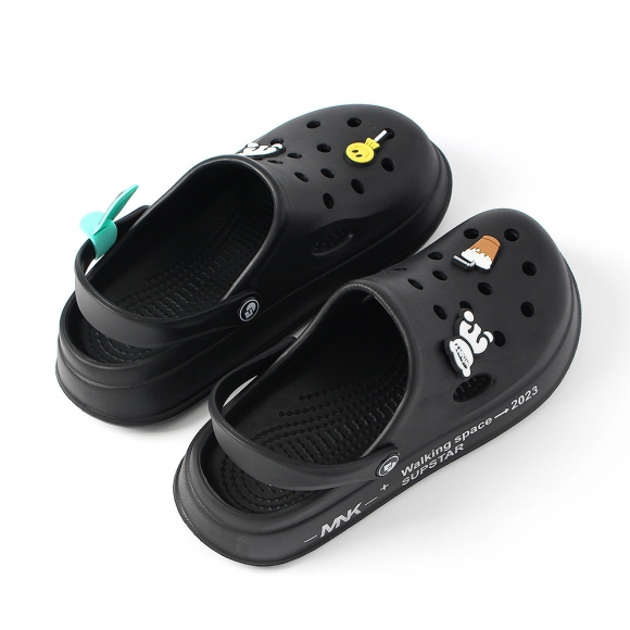 썸머 펀칭 샌들 슬리퍼(240-245mm) (블랙)