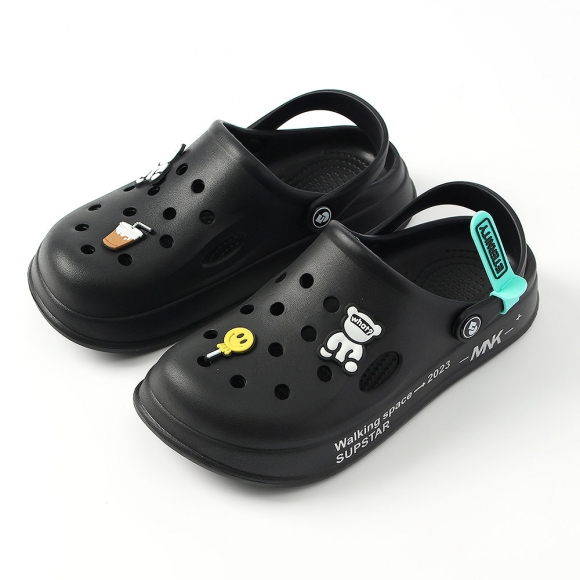 썸머 펀칭 샌들 슬리퍼(240-245mm) (블랙)