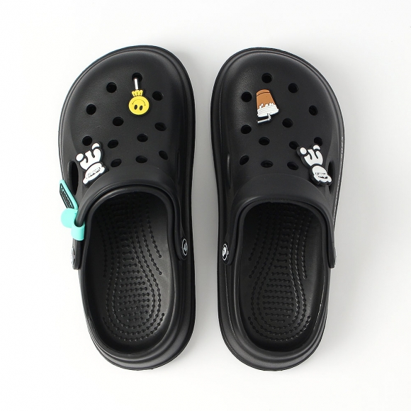 썸머 펀칭 샌들 슬리퍼(240-245mm) (블랙)