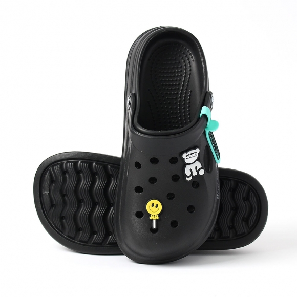 썸머 펀칭 샌들 슬리퍼(240-245mm) (블랙)