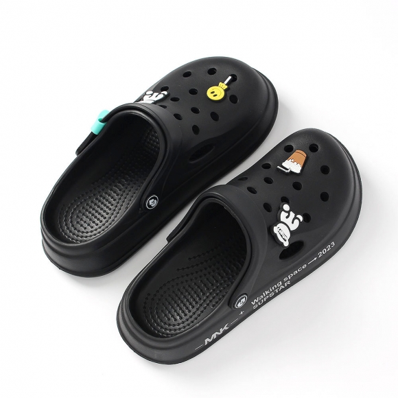 썸머 펀칭 샌들 슬리퍼(240-245mm) (블랙)