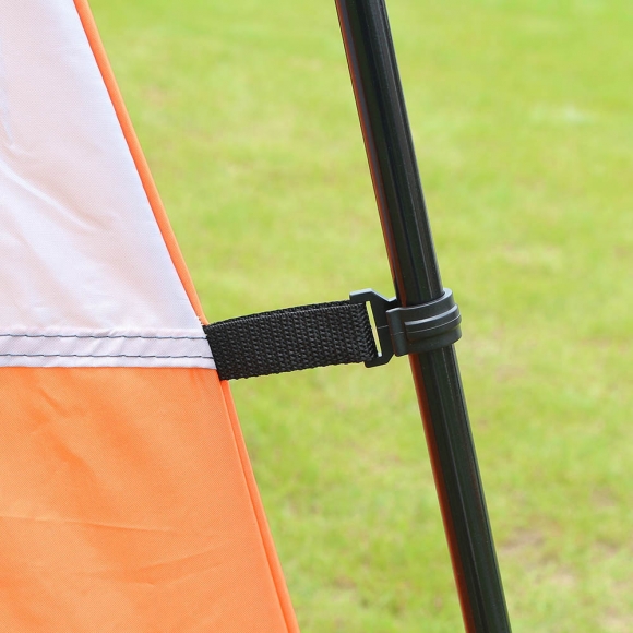 4-6인용 패밀리캠핑 거실형 텐트(오렌지)