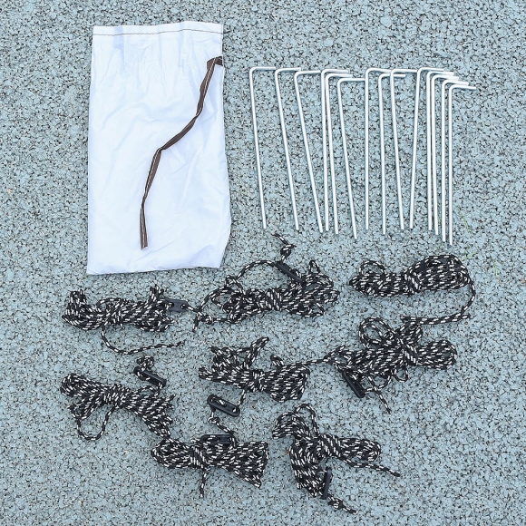 4-6인용 패밀리캠핑 거실형 텐트(오렌지)