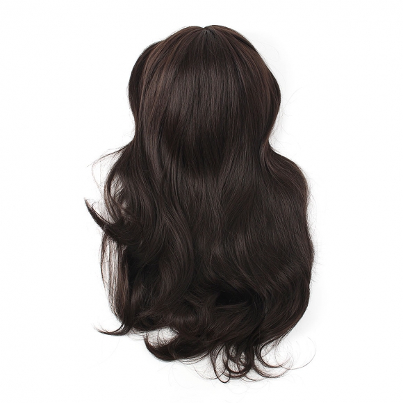 [언니네 가발] 빌드펌 웨이브 긴머리 통가발(브라운)