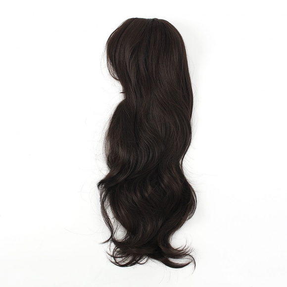[언니네 가발] 빌드펌 웨이브 긴머리 통가발(브라운)