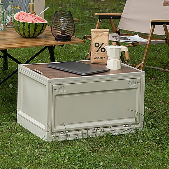 로드캠프 접이식 캠핑 폴딩박스(50L) (화이트) 