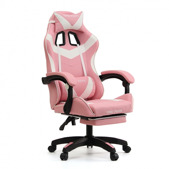 서포트 컴퓨터 게이밍 의자 (핑크+화이트) 