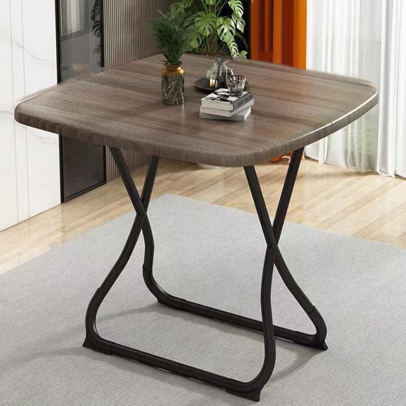 하프 접이식 사각 테이블 60cm(그레이) 