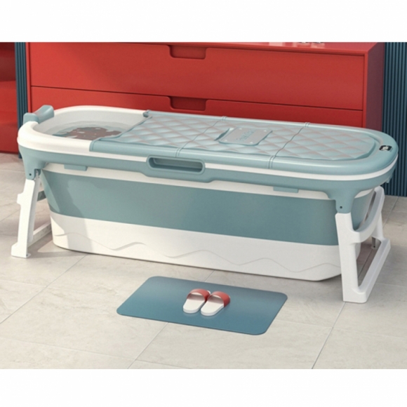 스파월드 접이식 욕조(A-3) (특대) (블루) 