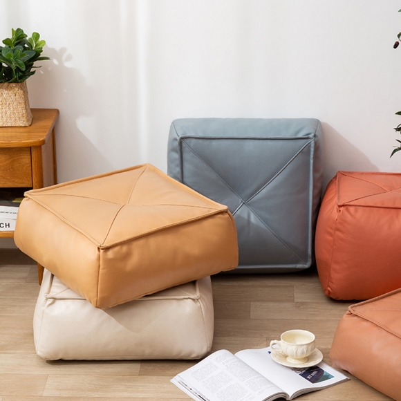 어반 키높이 인조가죽 사각 방석(XL) 