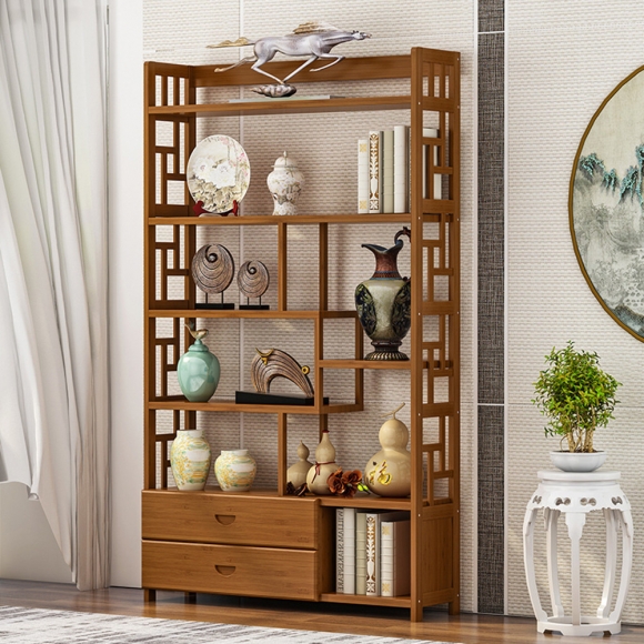 인테리어 6단 대나무 장식장 B (100cm) 