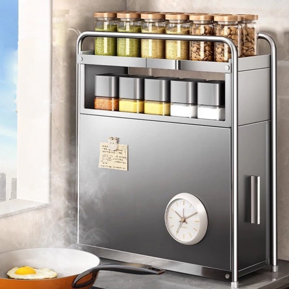 주방 슬라이딩 수납선반 01(48cm) 