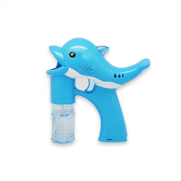 LED 돌고래 멜로디 자동 버블건 (블루)