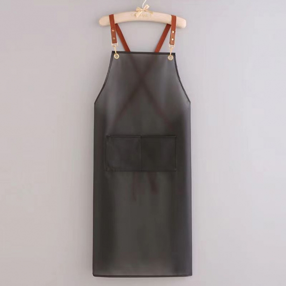 장가드 반투명 방수 앞치마(블랙)