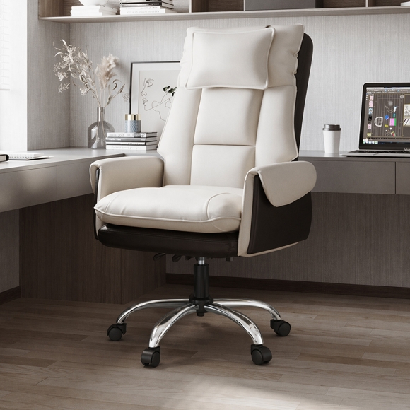 코어백 사무용 각도 조절 의자 (화이트+블랙)