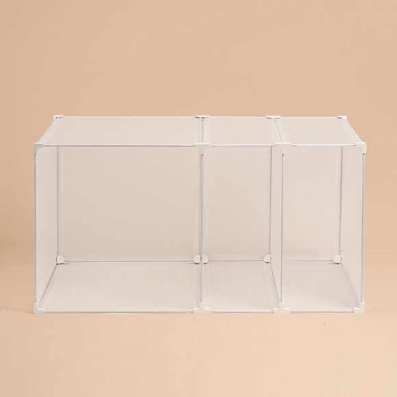DIY 반투명 가방 진열 수납장(70x46x36cm)