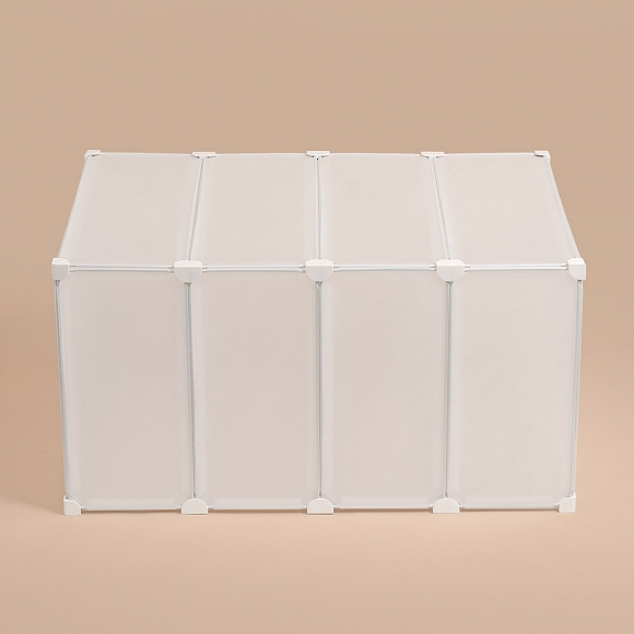 DIY 반투명 가방 진열 수납장(69x46x36cm)