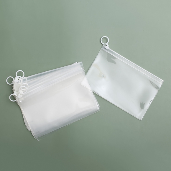 투명 슬림 지퍼 파우치 10p세트