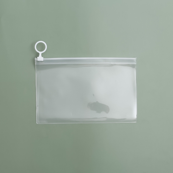 투명 슬림 지퍼 파우치 10p세트