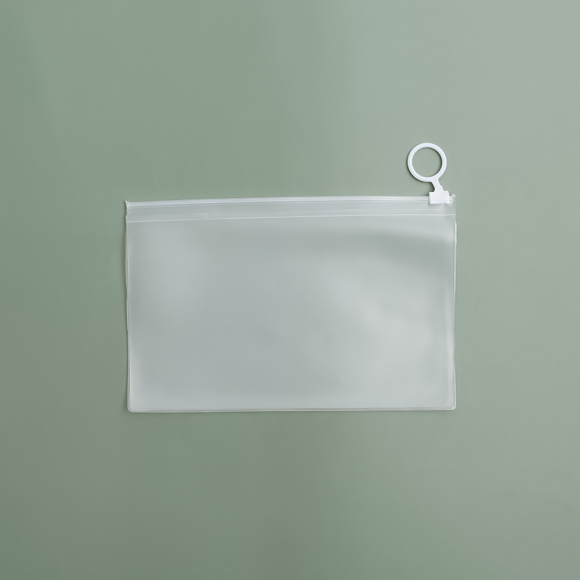 투명 슬림 지퍼 파우치 10p세트