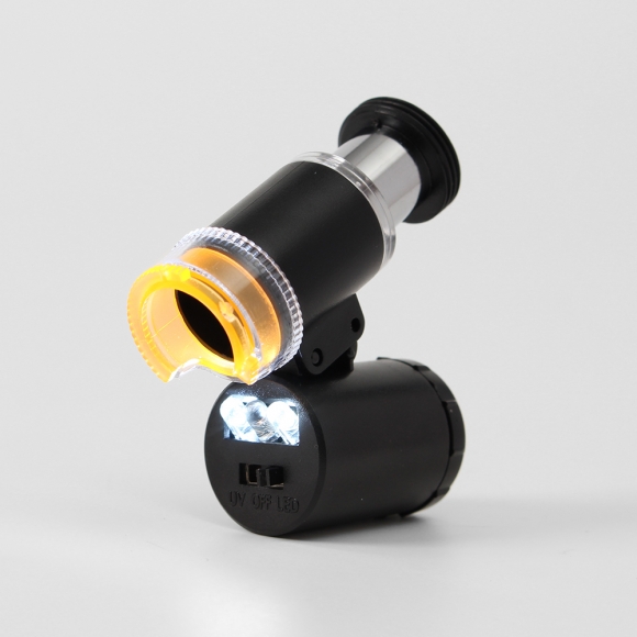 마이뷰 60배율 UV+LED 스마트폰 현미경(블랙)