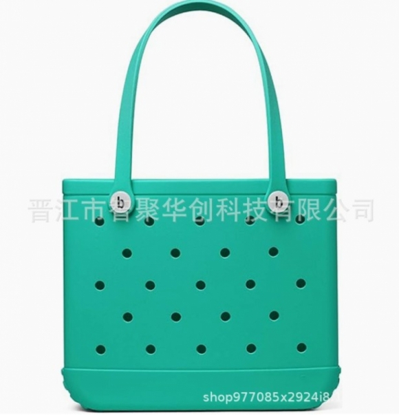 EVA 아쿠아 젤리 비치백(연두색) 浅绿色 360x130x300