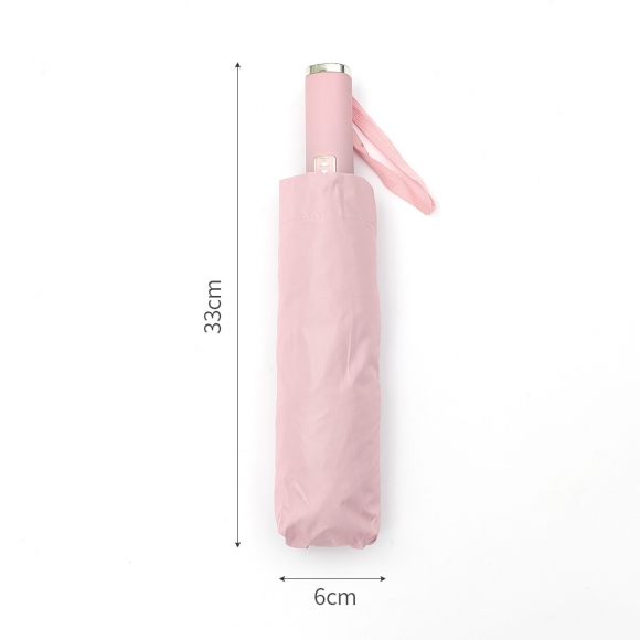 자외선차단 3단 완전자동 양우산(핑크)