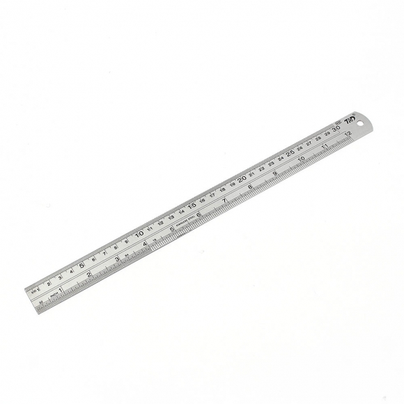 양면 눈금 스틸자(30cm)